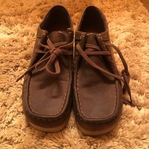CLARKS Originals Wallabee Beeswax Shoes Leather